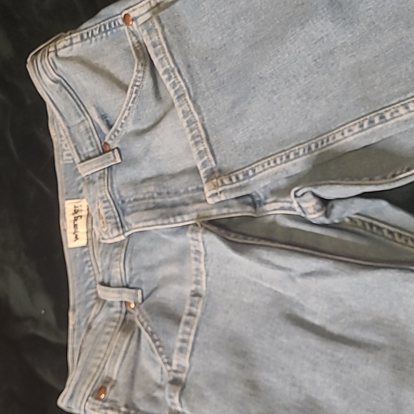 WAS   $100   Wrangler Icons 5 Pocket Jeans  W 29 L 30 Light Blue. - Picture 10 of 14
